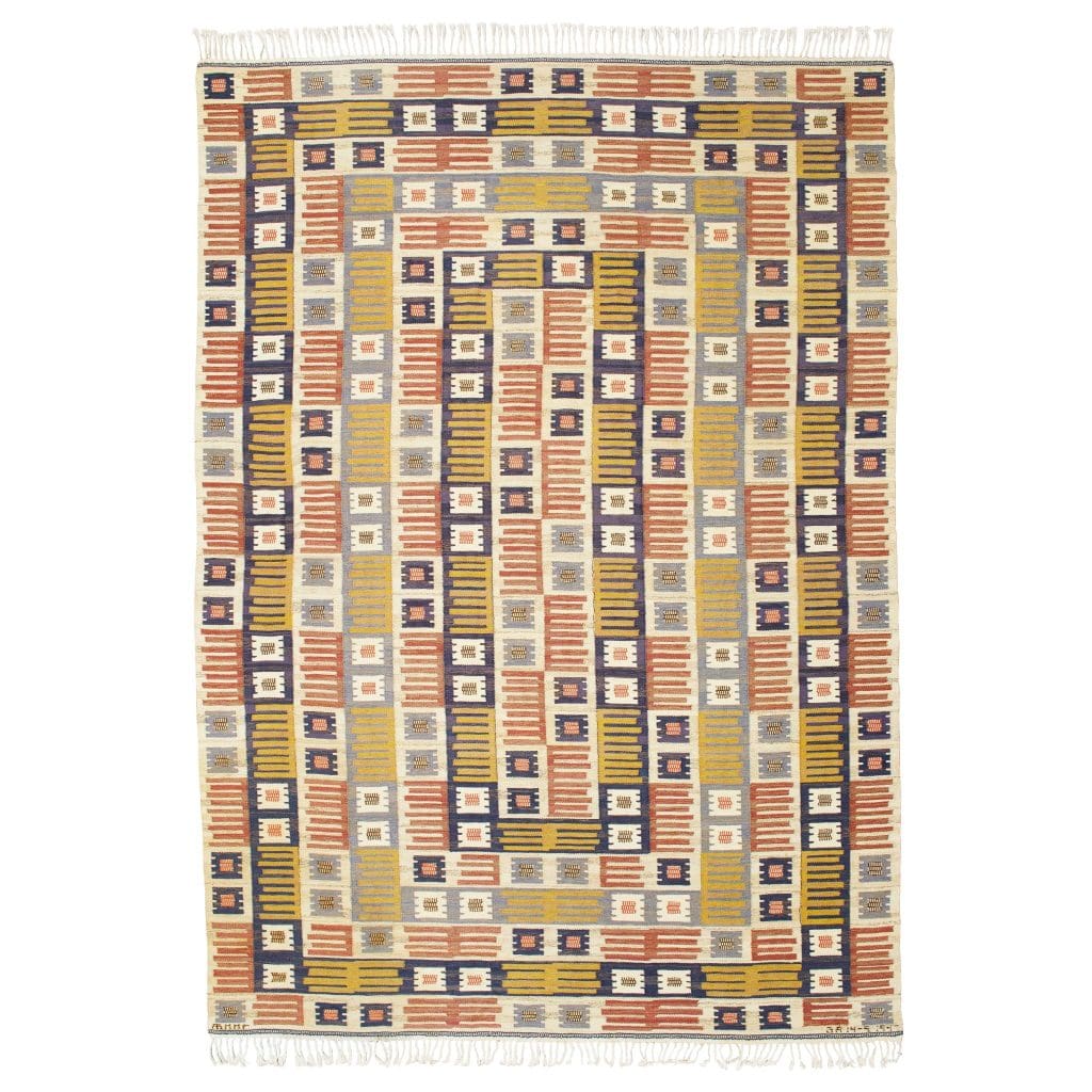 The porcelain carpet from Märta Måås-Fjetterström AB, Sweden 1947