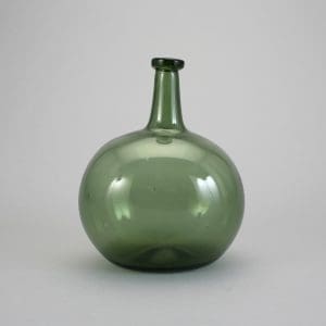Demijohn green glass
