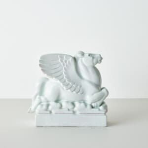 "Pegasus" ceramic sculpture by Arno Malonowski