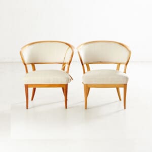 A pair of lounge chairs "Jonas Love" by Carl Malmsten