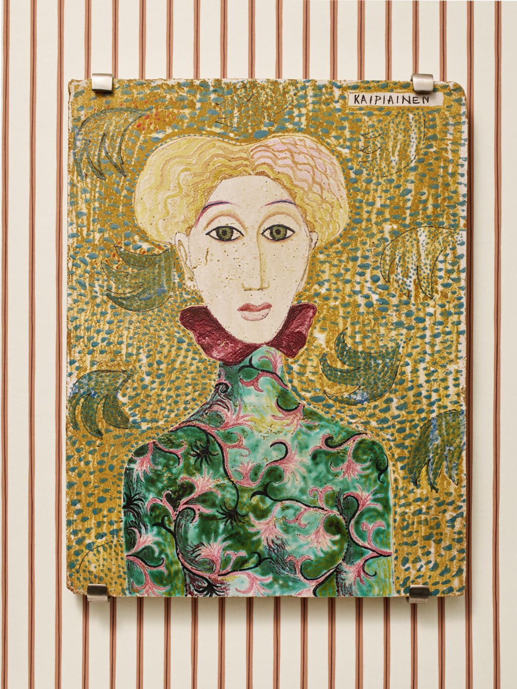 Ceramic Plaque by Birger Kaipiainen