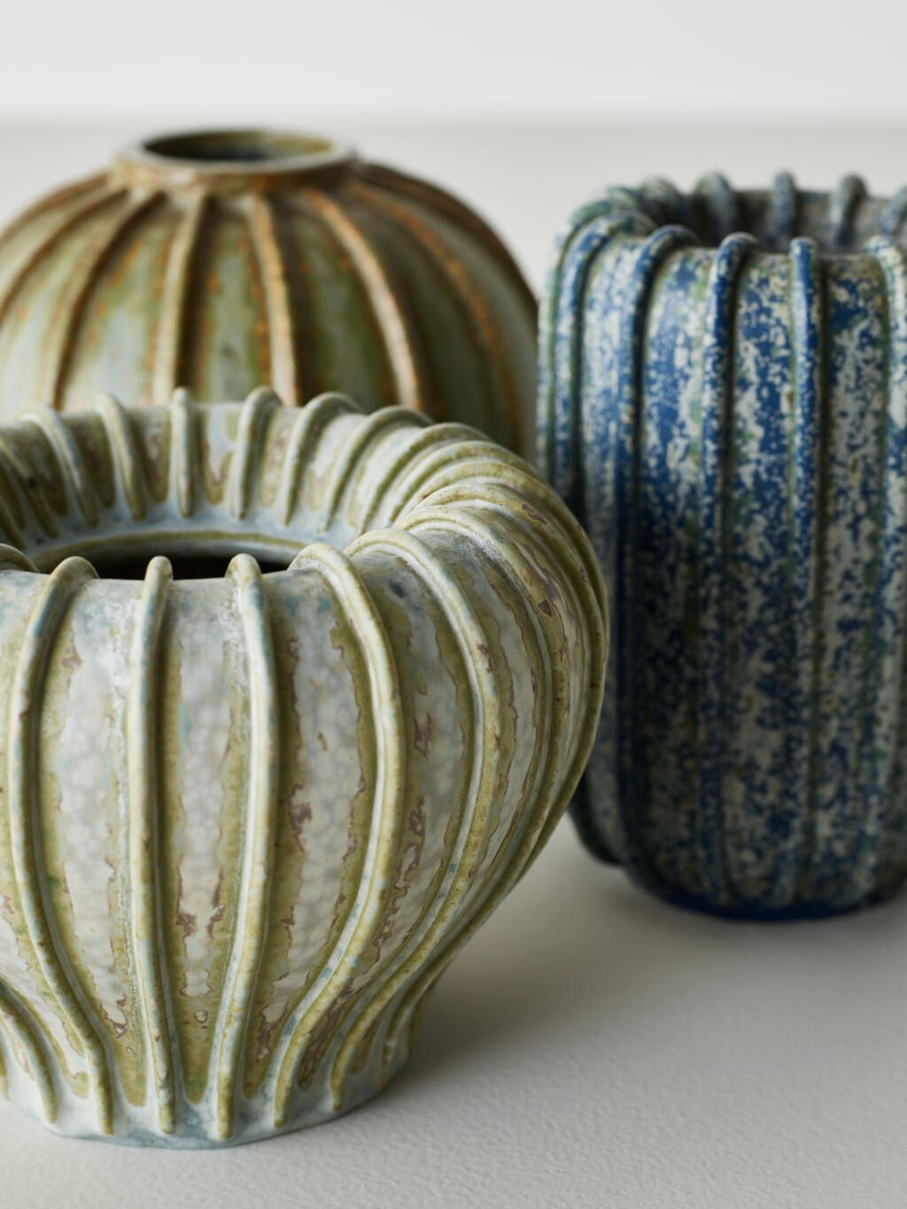 A group of ceramic vases by Arne Bang